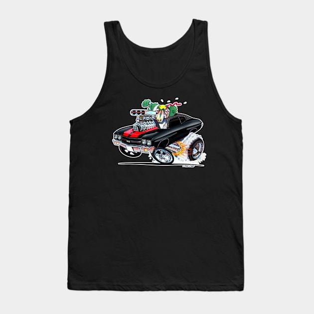 MONSTER MUSCLE Black n Red Vince Crains High Octane Art! Tank Top by vincecrain